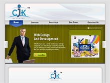 Tablet Screenshot of cjkwebgroup.com